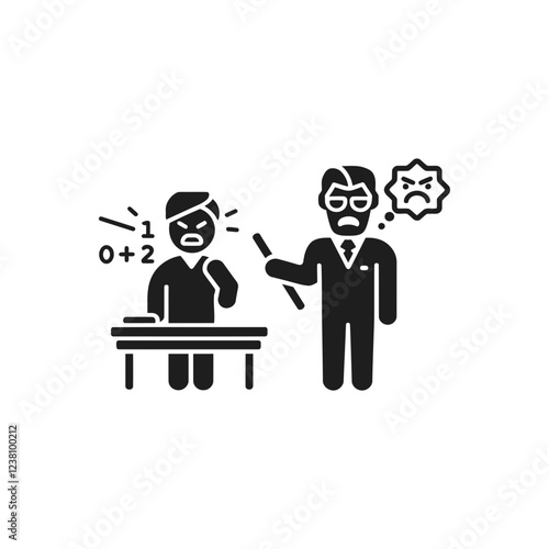 Strict Teacher Punishment Icon