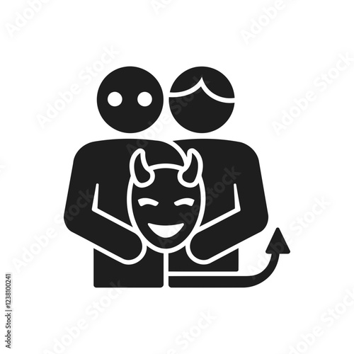 Deceptive Friendship Mask Icon