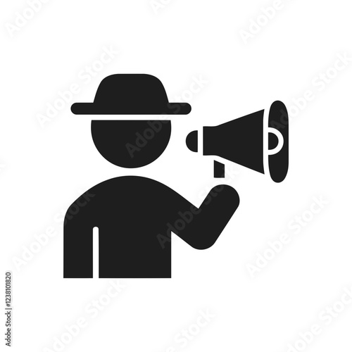 Megaphone announcement icon