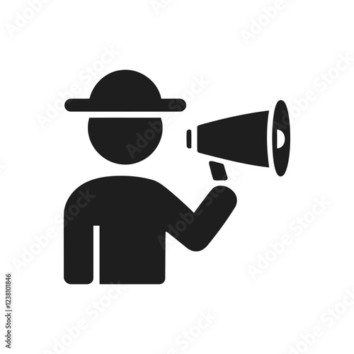 Megaphone speaker icon