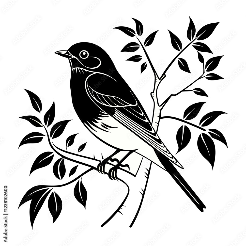 bird on a branch bird on a branch