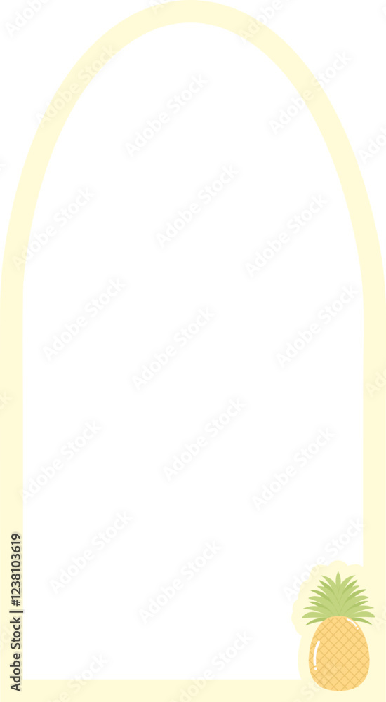 Obraz premium Decorative Fruit Frame