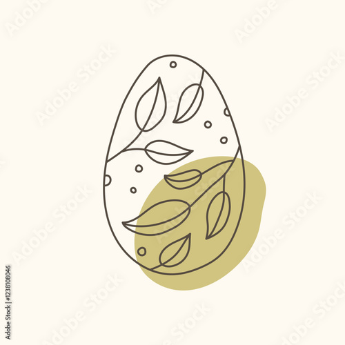 Easter egg icon. Illustration of Spring or Easter. Perfect for banner, postcard, poster, party and other decorations.