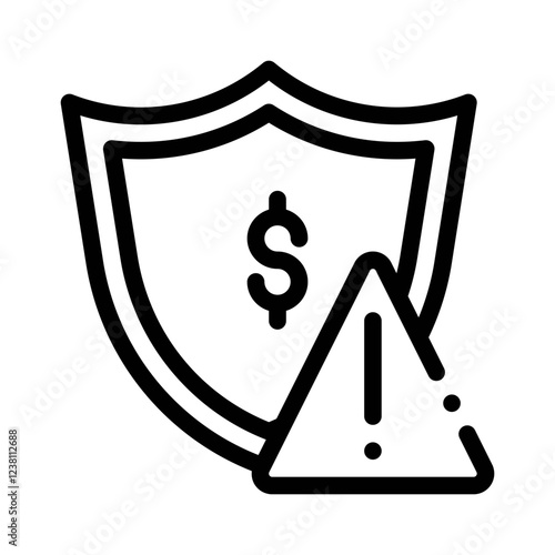 shield line icon
