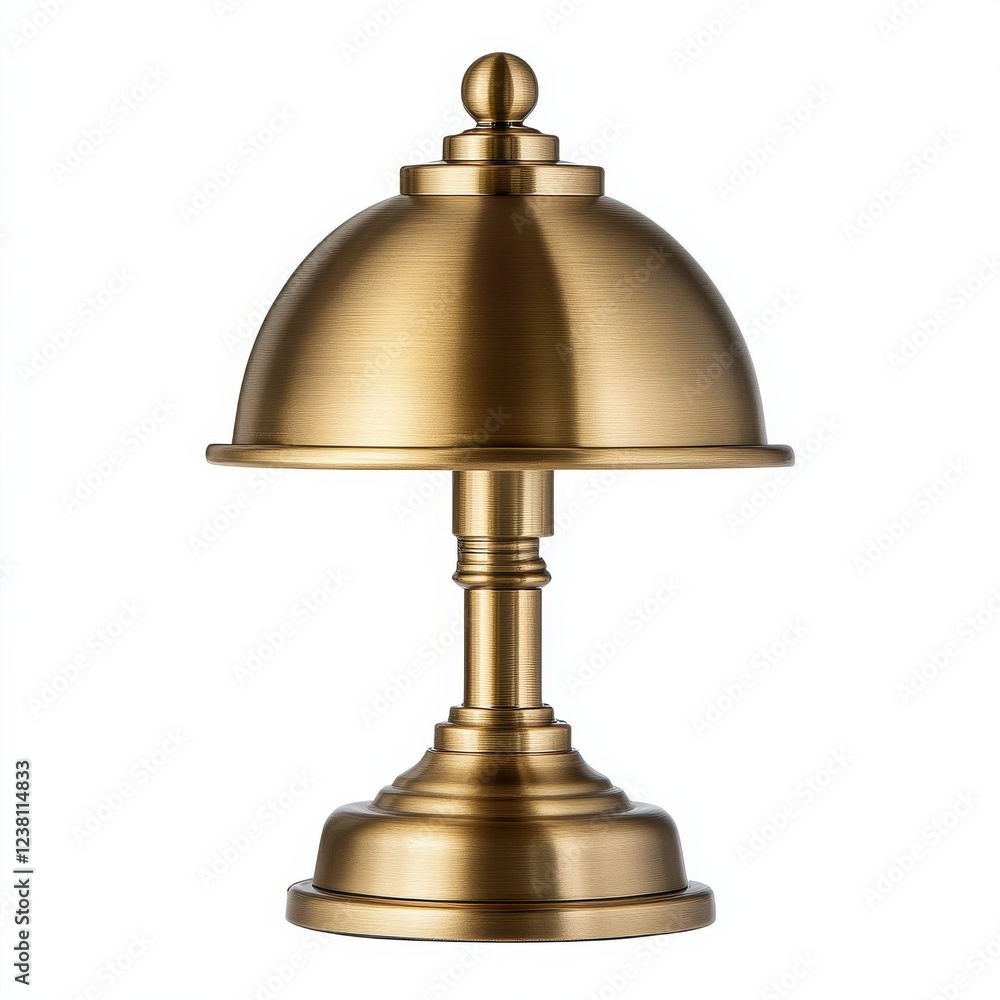 Elegant brass desk lamp with a dome-shaped shade, offering a classic touch for stylish office or home decor. Elegant brass desk lamp with a dome-shaped shade, offering a classic touch for stylish office or home decor.