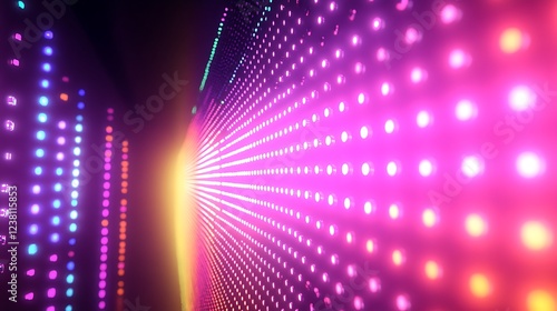 Wallpaper Mural colorful concert lighting vivid blue purple pink image Torontodigital.ca