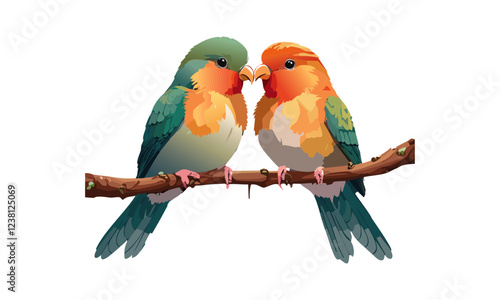 Cute Valentine's Day animal vector. adorable and heartwarming designs