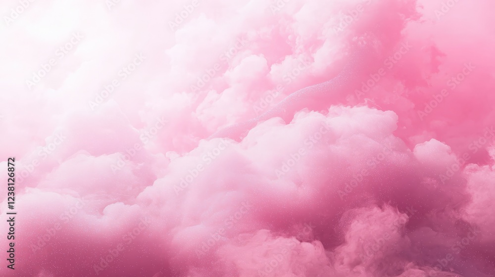 Dreamy Pink Clouds Background for Fantasy and Romantic Themes Dreamy Pink Clouds Background for Fantasy and Romantic Themes