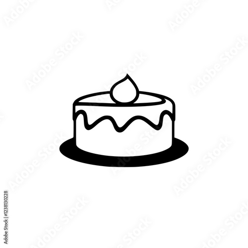A delectable cake, perfect for birthdays or any celebration. Creamy frosting and rich flavors make it an irresistible treat. This image is ideal for food blogs, bakeries, and party planners.