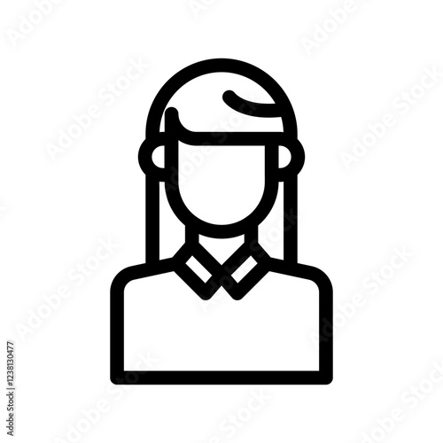 Sales woman icon