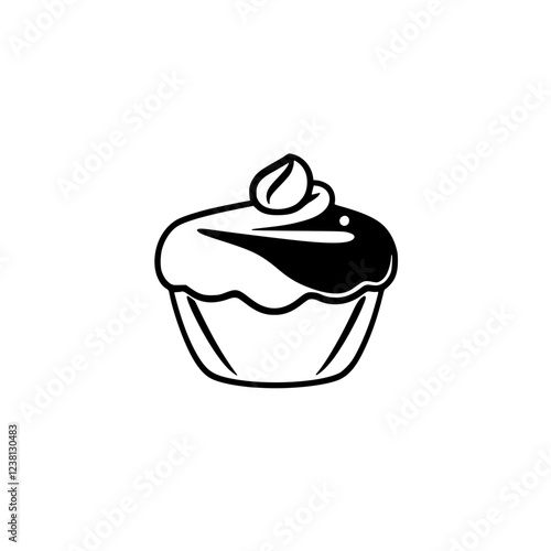 Scrumptious Cupcake: A Delightful Dessert. Indulge in the sweetness of this delectable treat, perfect for satisfying your sweet tooth. This charming cupcake is a culinary masterpiece.