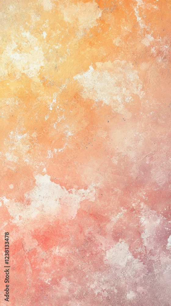 Fototapeta premium Soft Abstract Background with Warm Gradient in Orange and Pink Tones