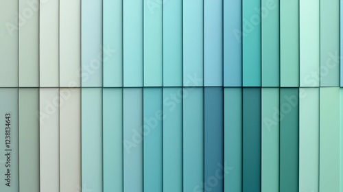 Wallpaper Mural Vibrant Abstract Background with Striped Shades of Blue and Green Torontodigital.ca