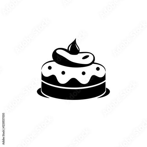 A delectable cake, a delightful dessert. Indulge in the sweetness of this creamy, frosted treat. Perfect for birthdays, parties, and celebrations.