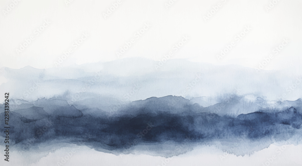Fototapeta premium Abstract watercolor art background template. brown and beige watercolor backdrop empty space for text, banner, presentation or product display graphic design