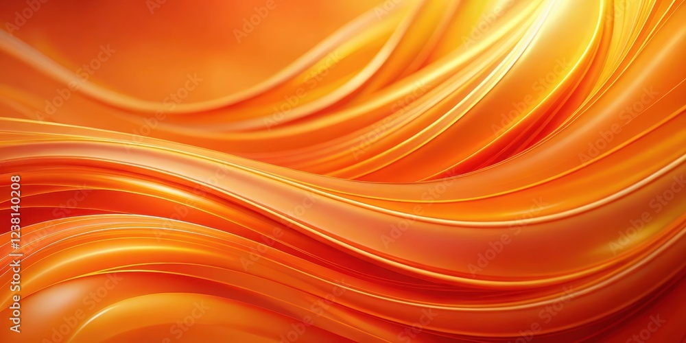 Vibrant orange swirls with blurred edges fade into a soft gradient background, color gradient Vibrant orange swirls with blurred edges fade into a soft gradient background, color gradient