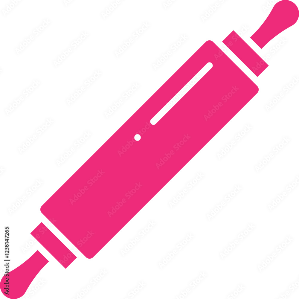 Rolling Pin icon single vector illustration Rolling Pin icon single vector illustration