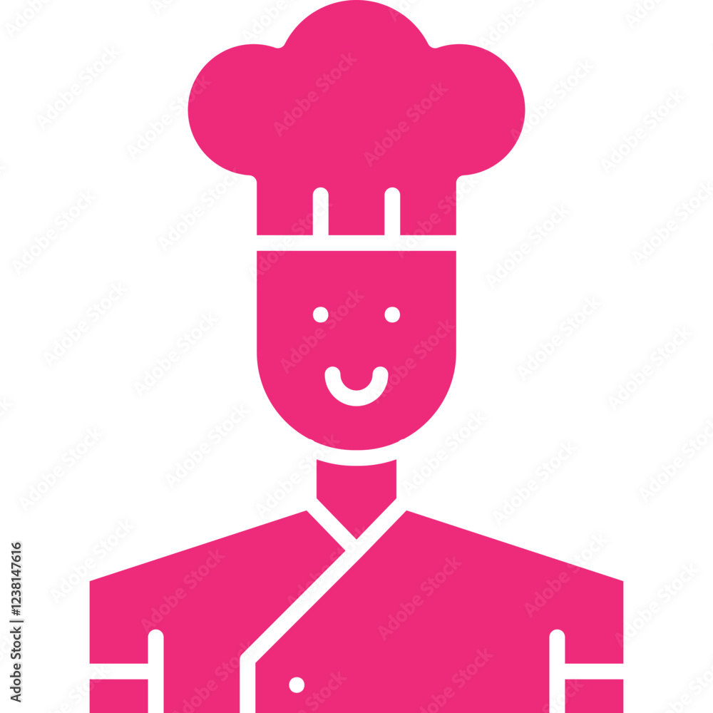 Chef icon single vector illustration Chef icon single vector illustration