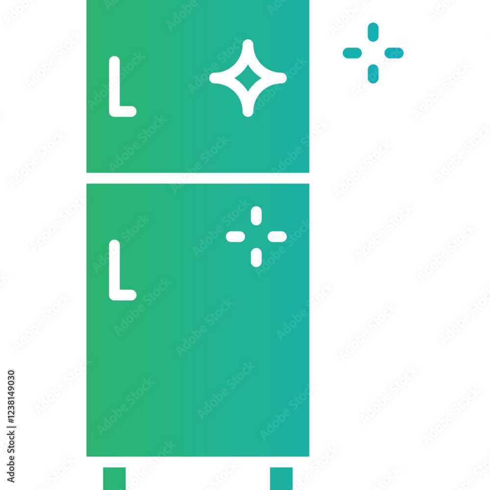 Refrigerator icon single vector illustration Refrigerator icon single vector illustration