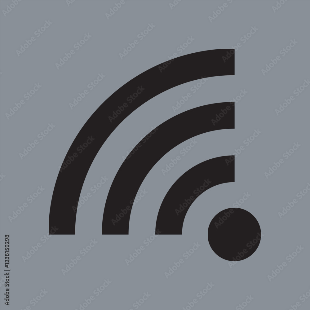 design vector wireless network icon design vector wireless network icon