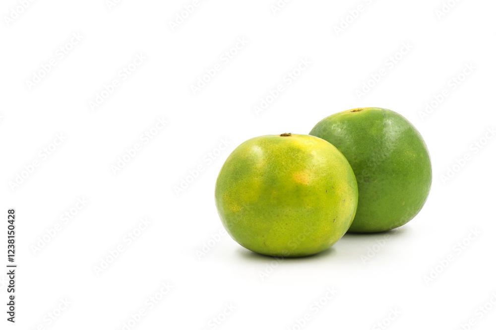 An orange on a white background. High vitamin C. An orange on a white background. High vitamin C.