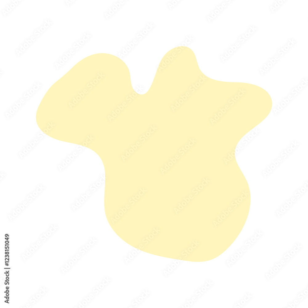 abstract blobs pastel yellow for background abstract blobs pastel yellow for background