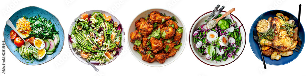 PNG Healthy food, isolated element set, transparent background PNG Healthy food, isolated element set, transparent background