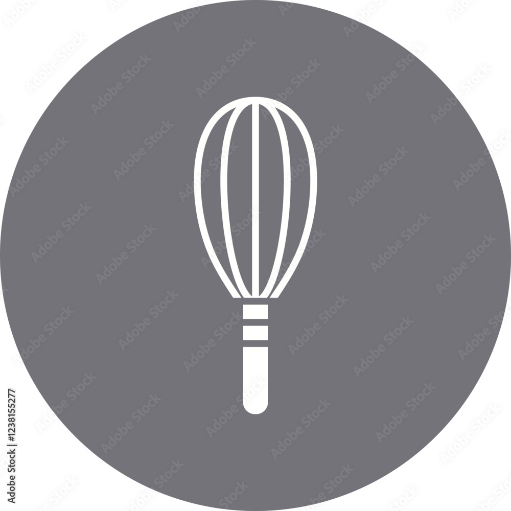 Whisk icon single vector illustration