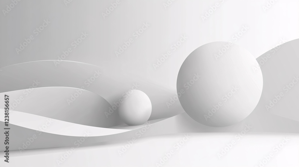 An abstract design vector featuring a minimal geometric light background in white. An abstract design vector featuring a minimal geometric light background in white.