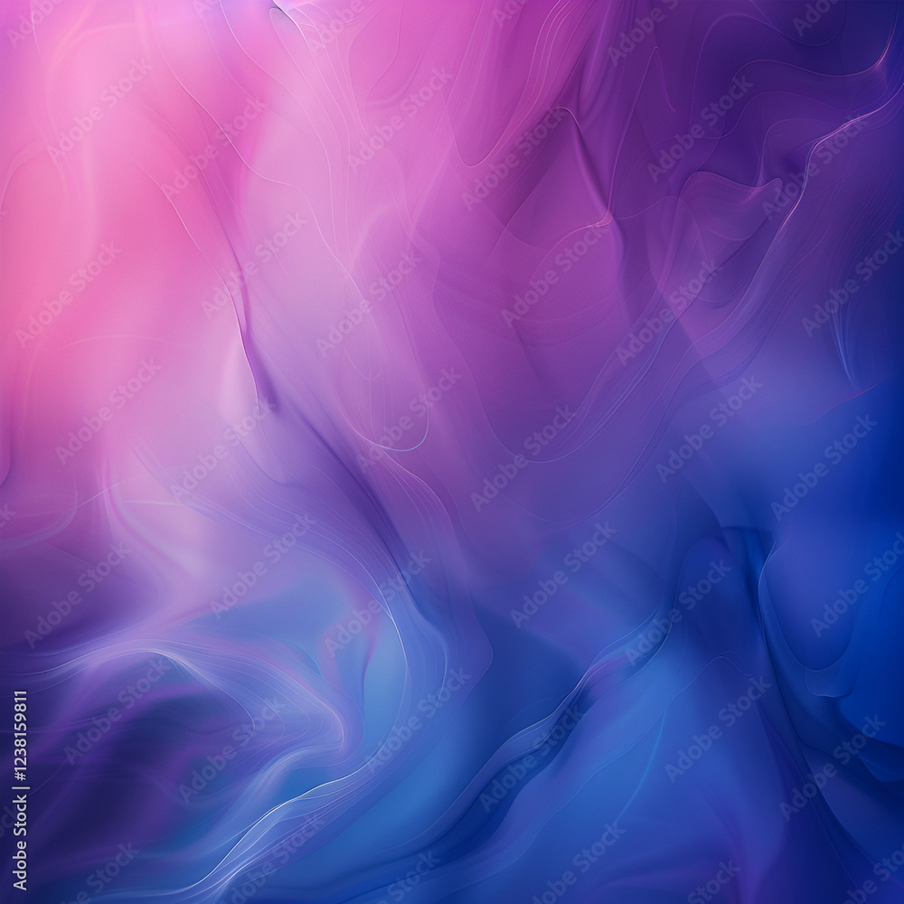 Obraz premium Abstract swirling pink blue purple digital art background design