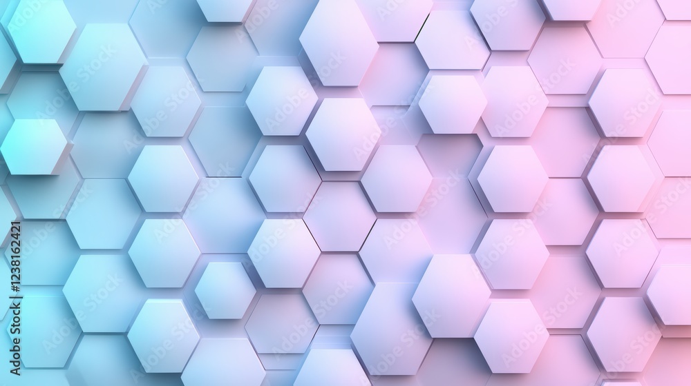 Abstract hexagonal pattern in soft pastel colors, ideal for backgrounds in technology, design, or digital projects, Its soothing aesthetic can enhance visual appeal in various creative applications, Abstract hexagonal pattern in soft pastel colors, ideal for backgrounds in technology, design, or digital projects, Its soothing aesthetic can enhance visual appeal in various creative applications,