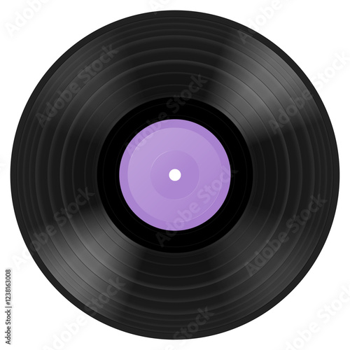 Vinyl LP. Vector illustration.
