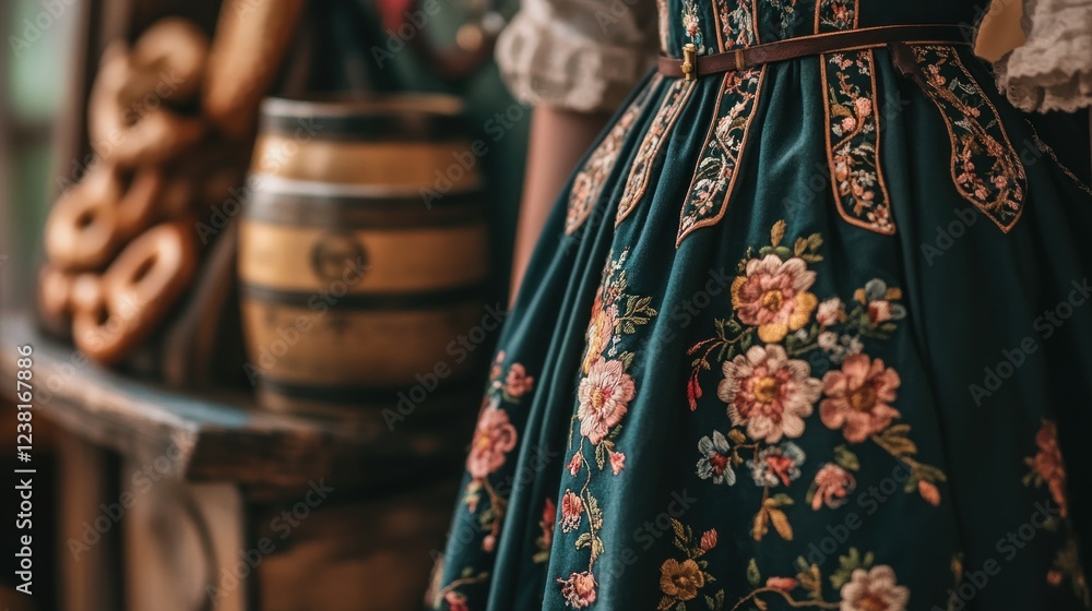 Contemporary workspace illustration featuring a computer and desk elements