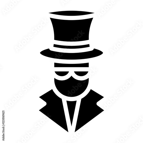 Obraz na plátně Fraud Glyph Icon Design