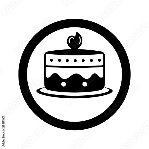 A delectable cake, perfect for birthdays, weddings, or any celebration. This image is ideal for bakery websites, menus, and culinary blogs.