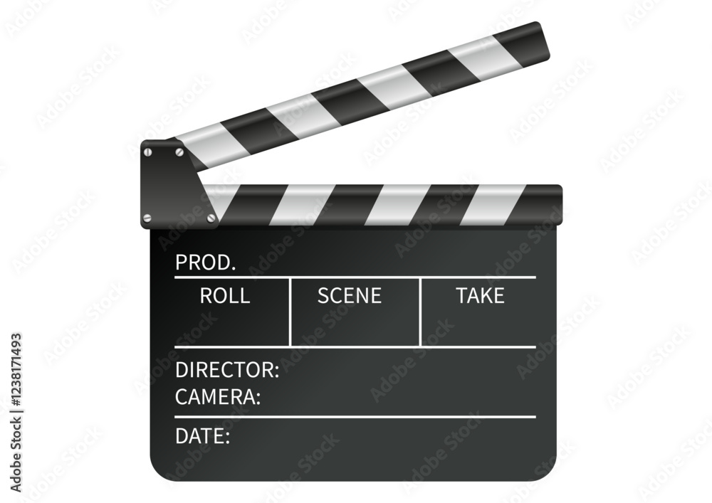 Obraz premium CLAP CINEMA - SCENE ACTION