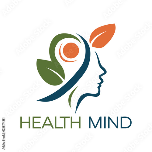 Elegant logo design for a wellness brand: Health Mind