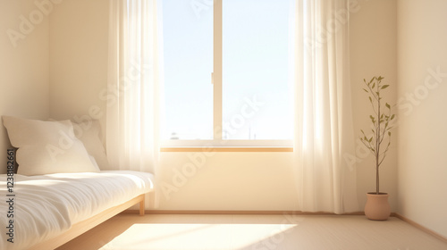 Sunlit Serenity: A minimali...