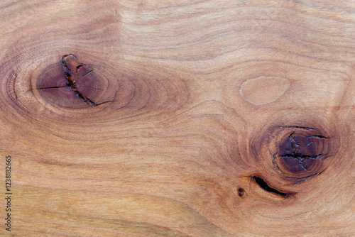 Obraz na płótnie Smooth, polished wooden board with refined texture. w salonie
