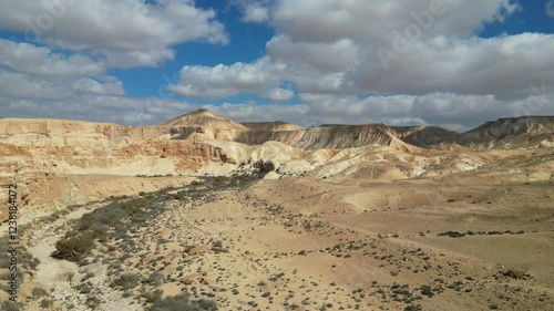 Landscape in the Negev desert