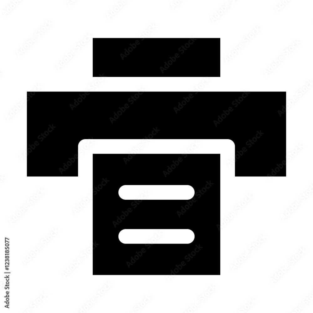 Fototapeta premium printer icon