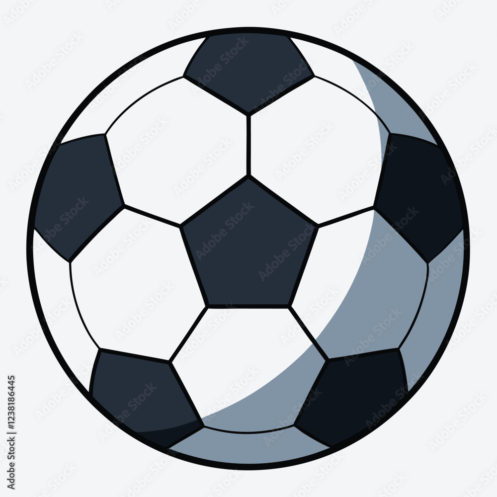 vector illustration soccer ball. Football vector illustration soccer ball. Football