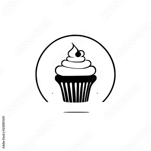 A delectable cupcake, a delightful dessert, a sweet treat for any occasion. Indulge in this delicious confectionery, a culinary masterpiece of whipped cream and frosting.