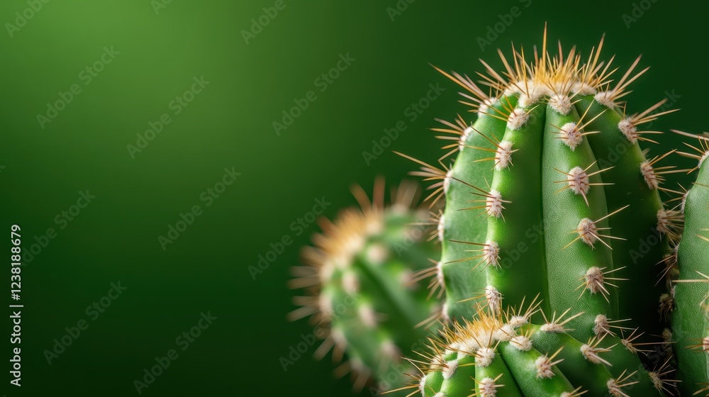 An artistic shot showcasing a cluster of cacti, sharply defined against a rich green backdrop, emphasizing their unique shapes and the allure of natural vegetation. An artistic shot showcasing a cluster of cacti, sharply defined against a rich green backdrop, emphasizing their unique shapes and the allure of natural vegetation.