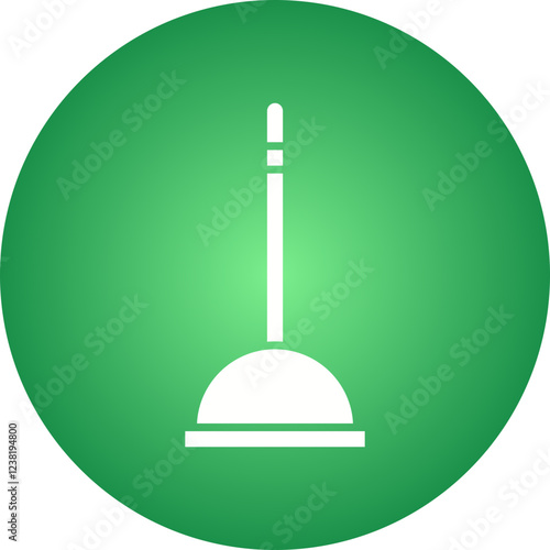 Plunger icon single vector illustration