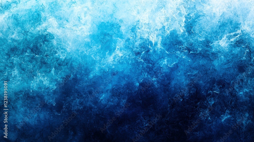 Serene Abstract Ocean Waves in Shades of Blue and Turquoise Hues Serene Abstract Ocean Waves in Shades of Blue and Turquoise Hues