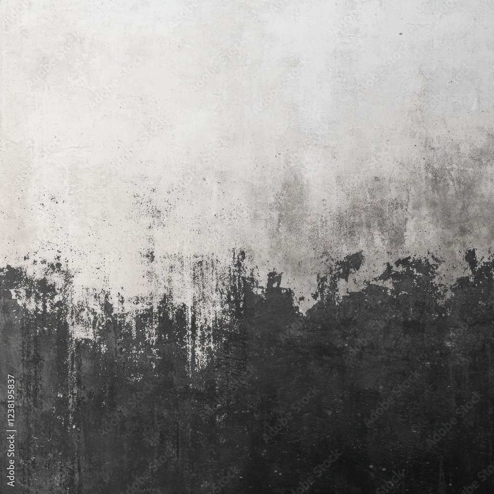 Obraz premium Abstract Gray and Black Wall Texture: A Grunge Background Image