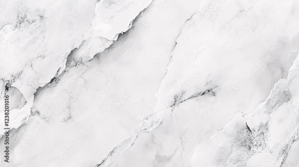 Naklejka premium A panoramic view featuring a white marble stone texture for design purposes.