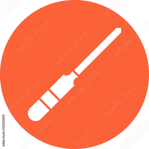 Screwdriver icon single vector illustration