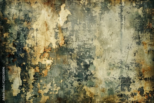 Image of Toned grungy old plaster surface. Texture for background usage